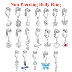 No Piercing Belly Ring Clip