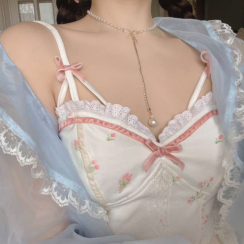 Soft Bloom Tank Cardigan Set - Image 4