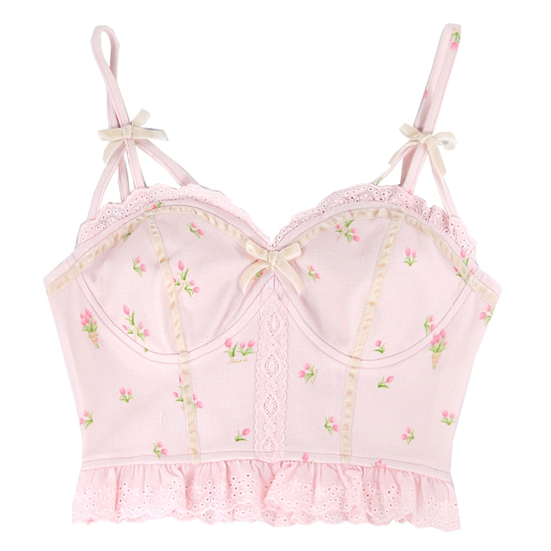 Soft Bloom Tank Cardigan Set - Image 6