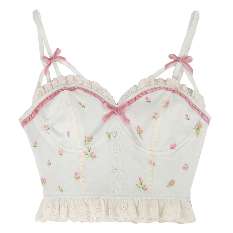 Soft Bloom Tank Cardigan Set - Image 5