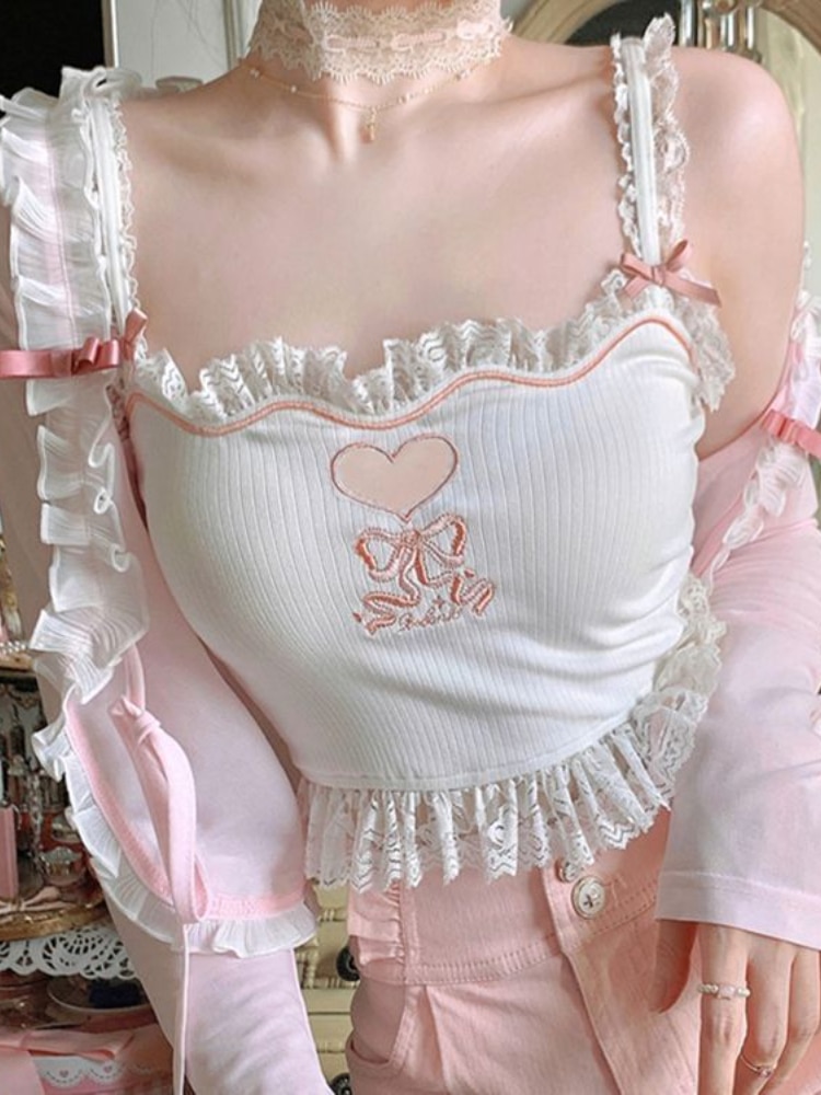 Kawaii Knit Vest Set