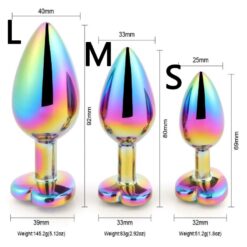 Rainbow Girl Butt Plug - L