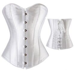 Push Up Lace Corsets - 808 Satin, XXXL