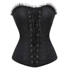 Lace Overbust Boned Corset - Image 4