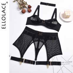 Sensual Aria Bra Set - Black, M