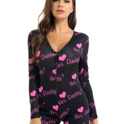 Yes Daddy Leopard Romper - Image 3
