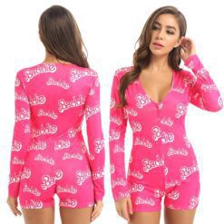 Yes Daddy Leopard Romper - rose, S