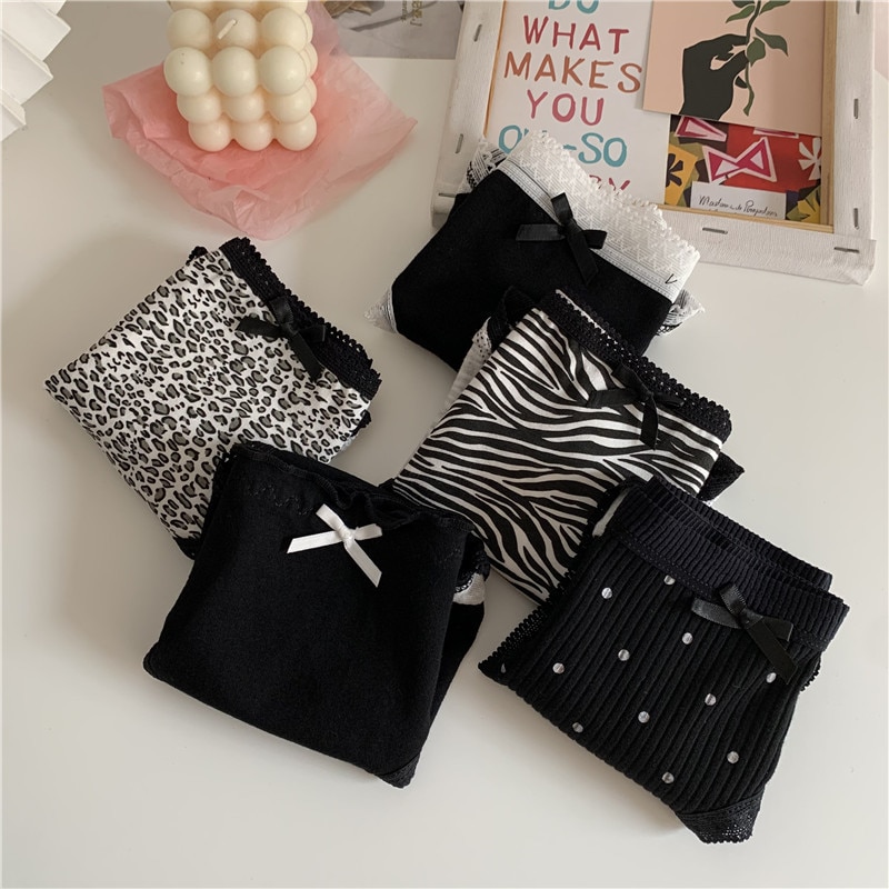 Playful Zebra Cotton Panties - Image 3