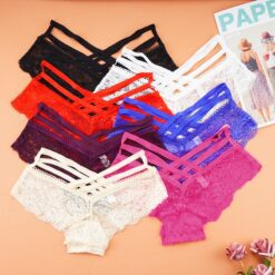 Lace Low-Rise Panty Trio