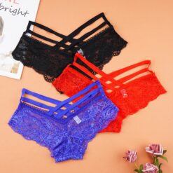 Lace Low-Rise Panty Trio - 7, M