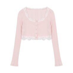 Sweet Lace Knit Cardigan