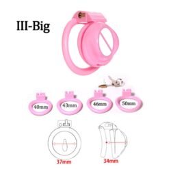 Feminized Pussy Chastity Cage - Big Cage III