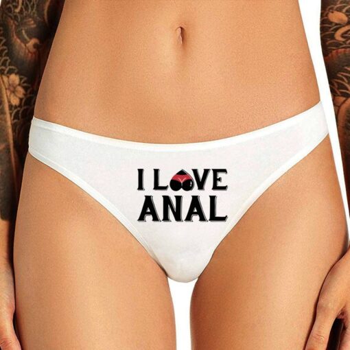 Playful "I Love Anal" Panties