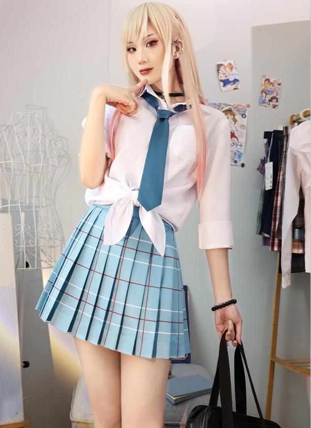 IN STOCK Kitagawa Marin Cosplay Anime My Dress-Up Darling Cosplay Costume DokiDoki-SR School Uniform My Dress-Up Darling