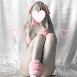 Pink Bunny Bikini Set