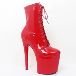 Vibrant Stacy Stompers - Red shiny, 12