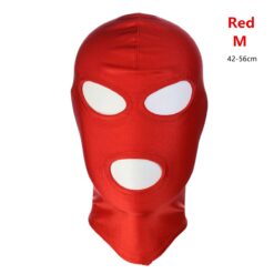 Seamless Fetish Hood Mask - Red Eye Mouth M