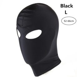 Seamless Fetish Hood Mask - Black Eye L