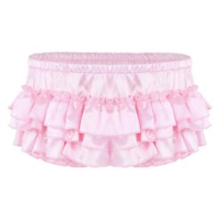 “Sissy Riley” Ruffled Bloomers - Pink, XXL