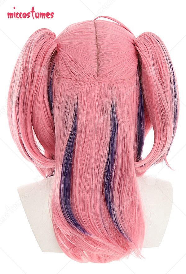 Pink Mixed Cosplay Wig - Image 4