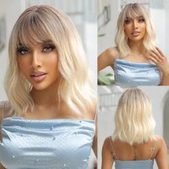Purple Daisy Bangs Wig - LC073-1