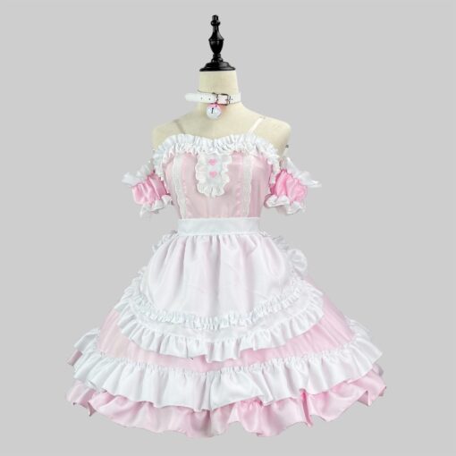 Serve in Pink Maid Dress