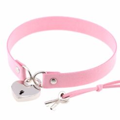 Collared Sissy Pet Choker - pink