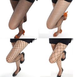 Hollow-Out Fishnet Pantyhose - Image 6
