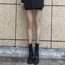 Hollow-Out Fishnet Pantyhose - Image 5
