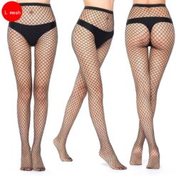 Hollow-Out Fishnet Pantyhose - L mesh, One Size