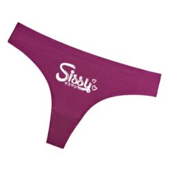Cute Sissy XOXO Panties - Purple, L