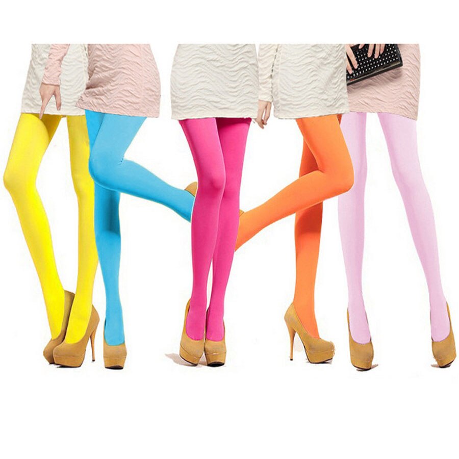 Candy Color Velvet Tights