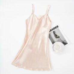 Delicate Jasmine Satin Nightie - skin-style-1, L