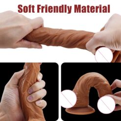 Soft Realistic Suction Dildo - Image 3