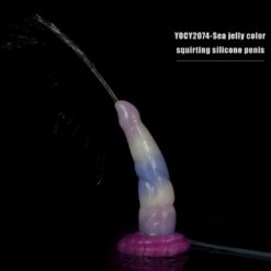 Curved Squirting Cock Dildo - Image 2