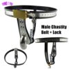 Steel Chastity Cage With Plug