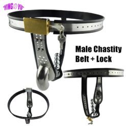 Steel Chastity Cage With Plug