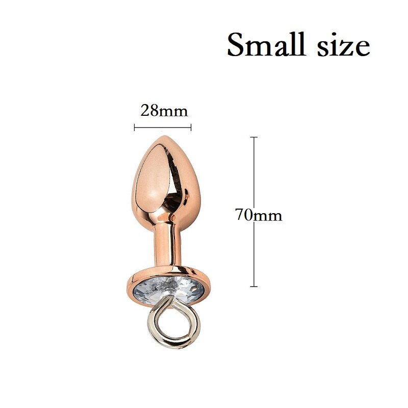 Rosegold anal plug S