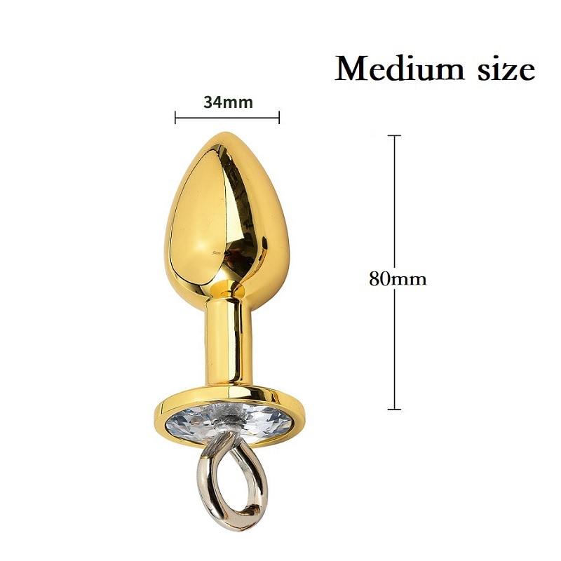 Golden anal plug M