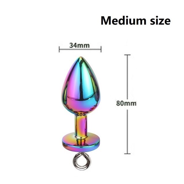 Rainbow anal plug M