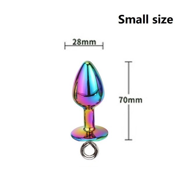 Rainbow anal plug S