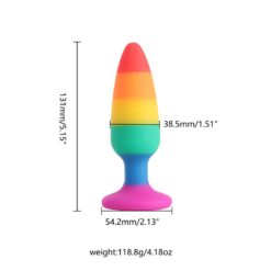 Pride Slut Butt Plug - Size L