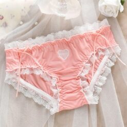 Oh so Cute! Lace Panties - Pink, XL