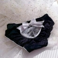 Lovely Sweet Sissy Panties - Black, XL