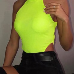 Neon Backless Bodysuit - Image 3