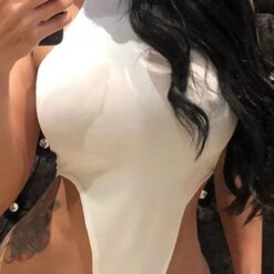 Neon Backless Bodysuit - Image 4