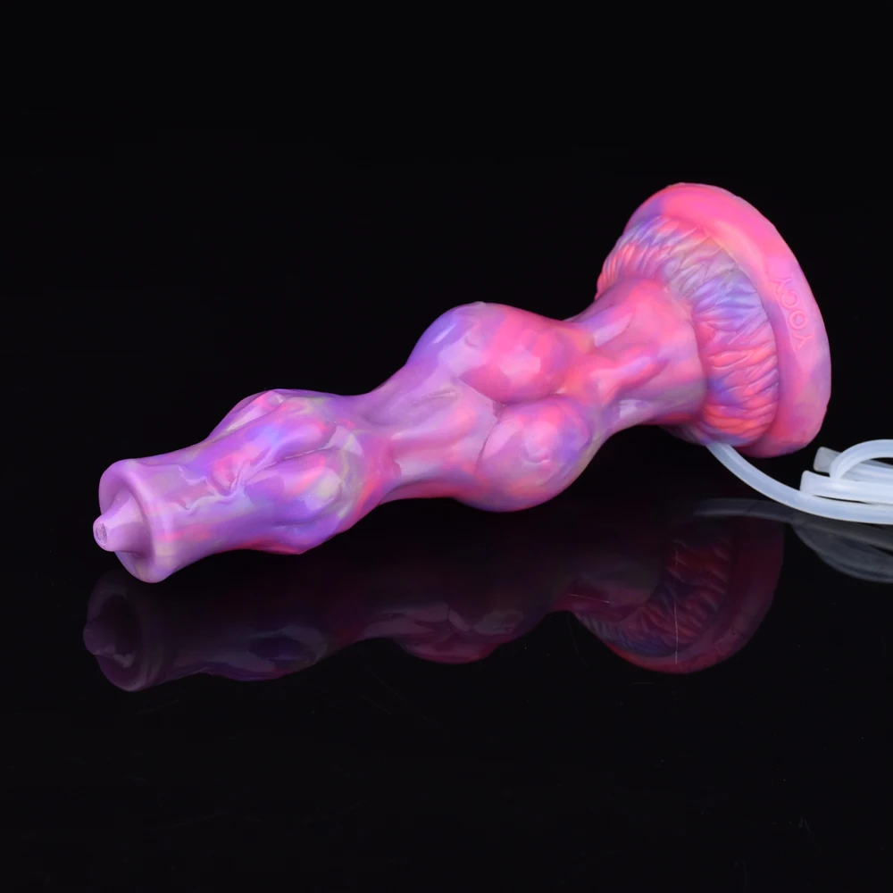 Glow Wolf Knot Squirting Dildo - Image 3