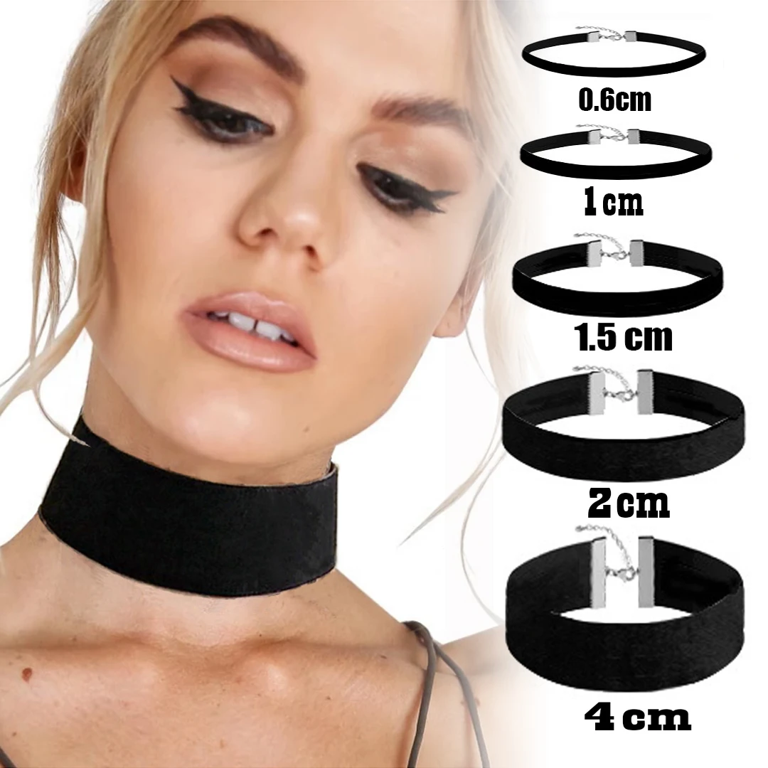 Soft Velvet Gothic Choker