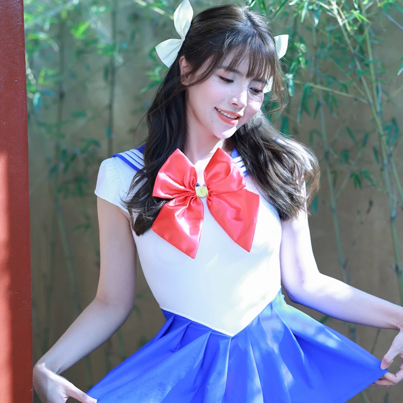 Sailor Cutout Swimsuit Leotard - Image 5