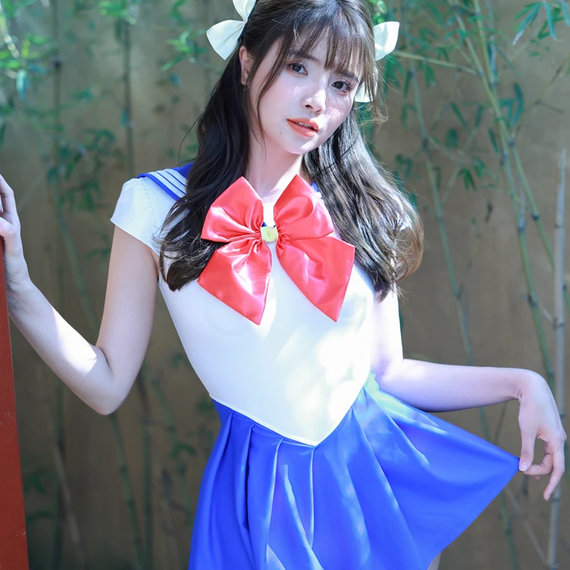 Sailor Cutout Swimsuit Leotard - Image 6